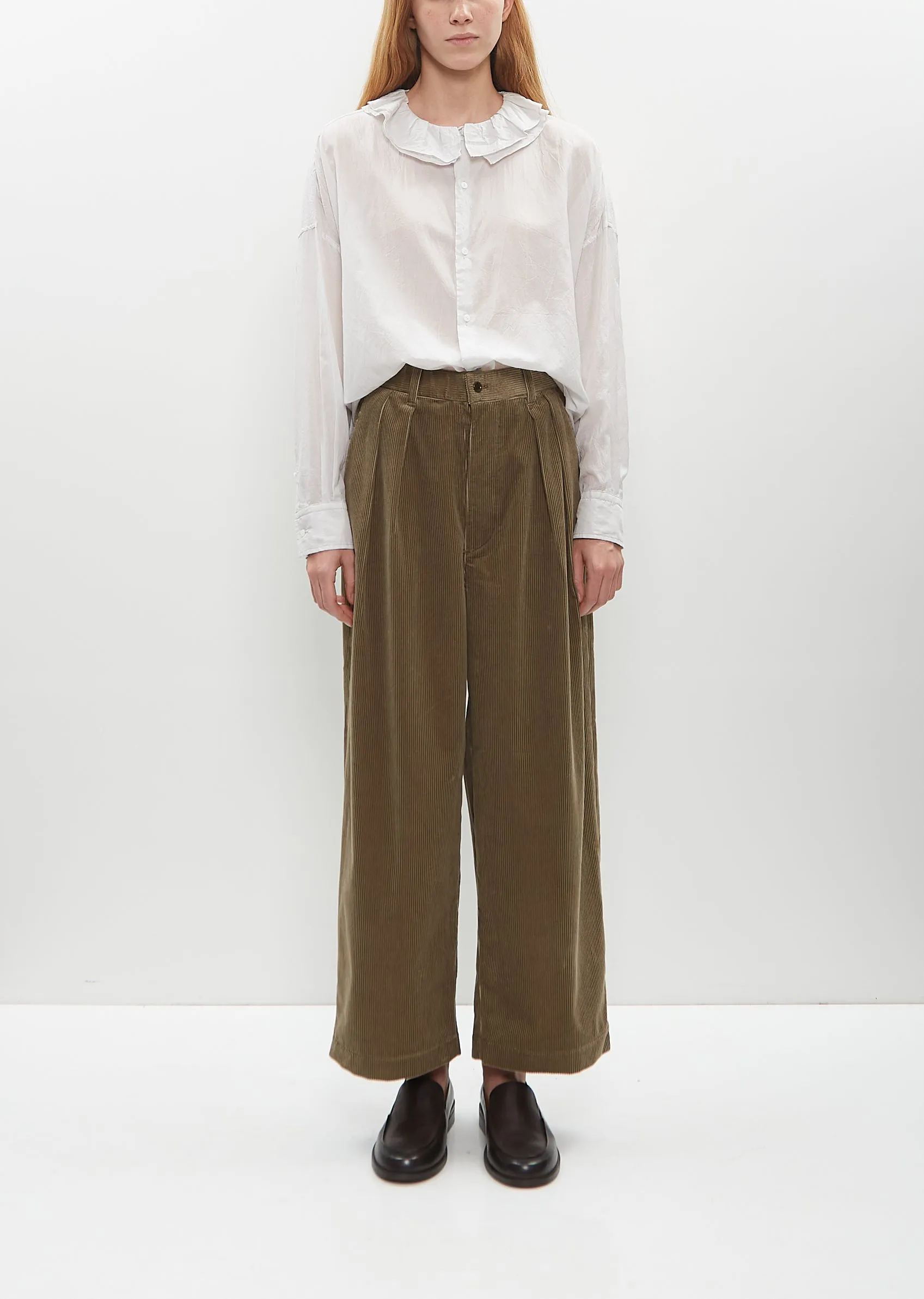 2 In-Pleat Baggy Pants