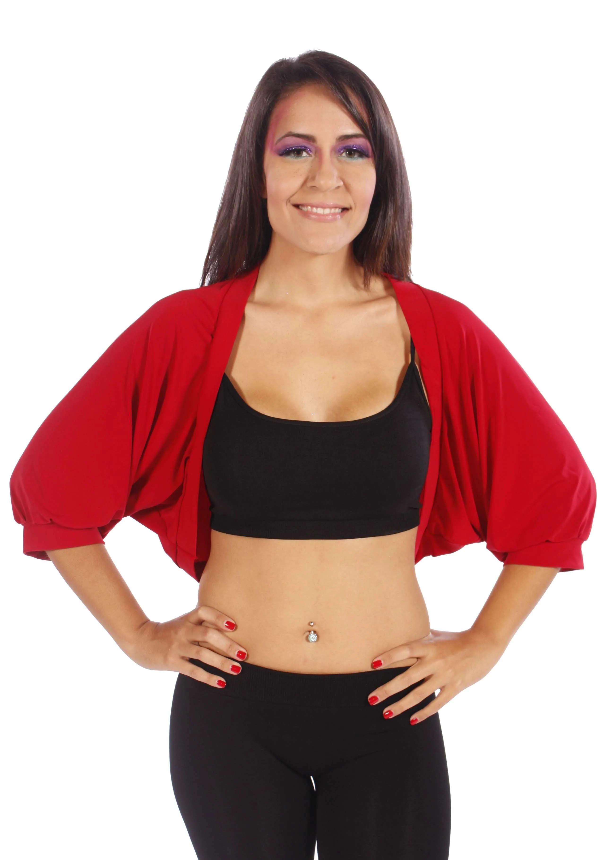 Belly Dance Lycra Valero Top | Pera Sleeves