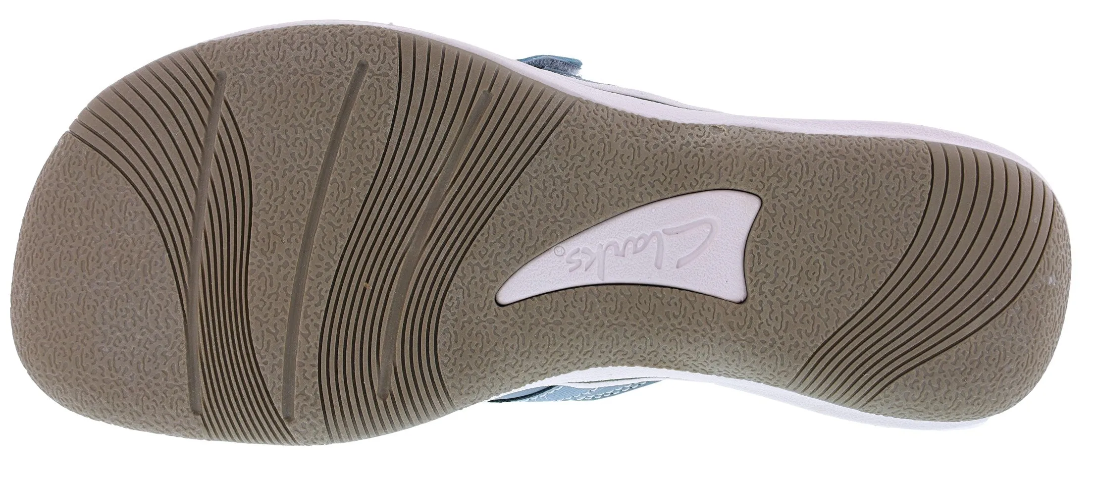 Clarks Women Sandals Lightweight Flip Flops Breeze Sea