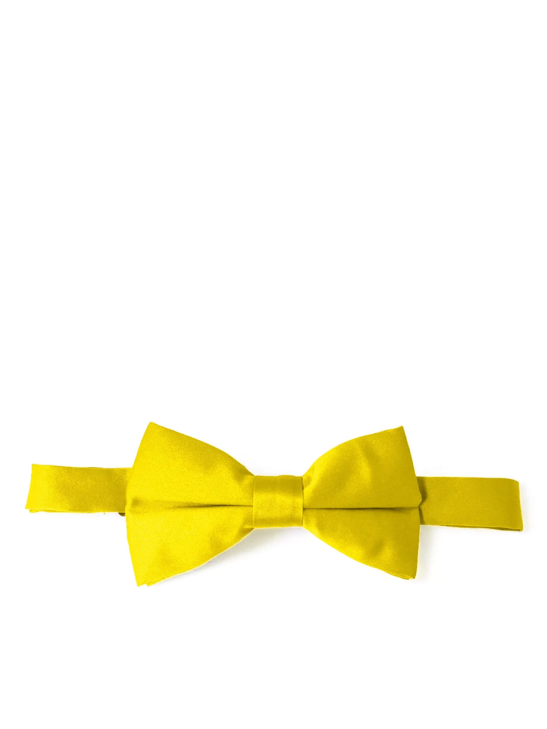 Classic Lemon Yellow Bow Tie