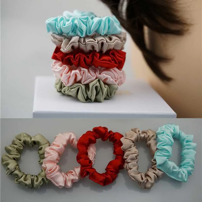 Classic Silk Scrunchies - custom and wholesale