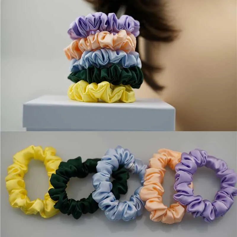 Classic Silk Scrunchies - custom and wholesale