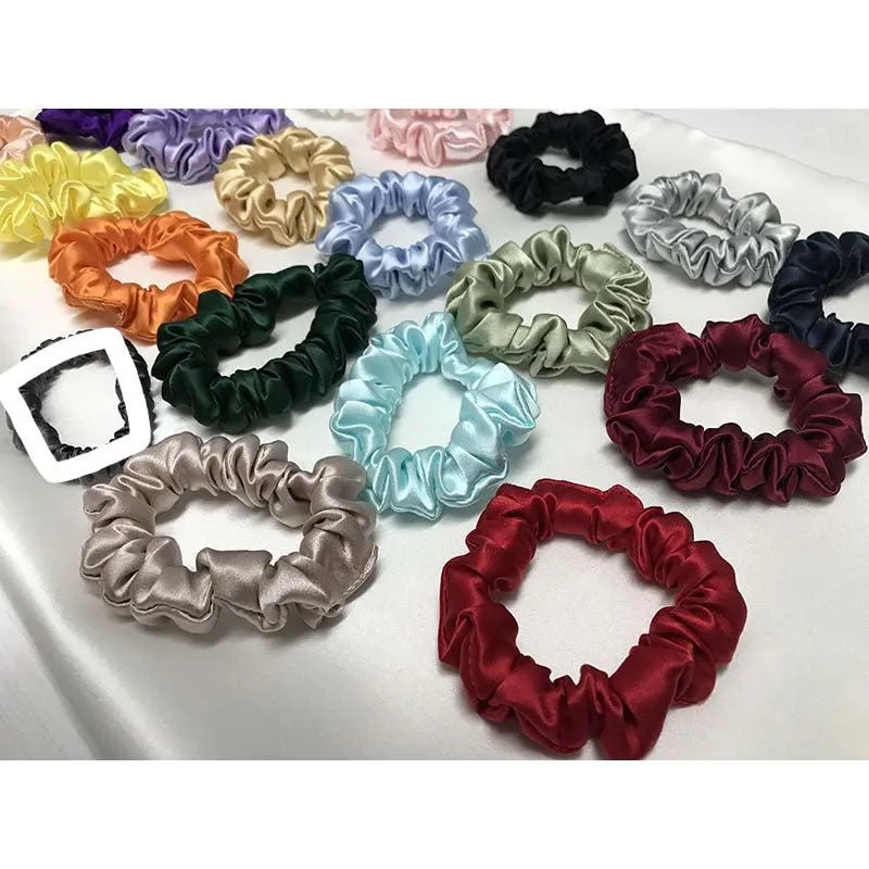 Classic Silk Scrunchies - custom and wholesale