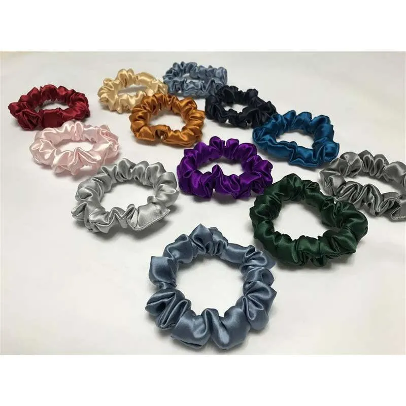 Classic Silk Scrunchies - custom and wholesale