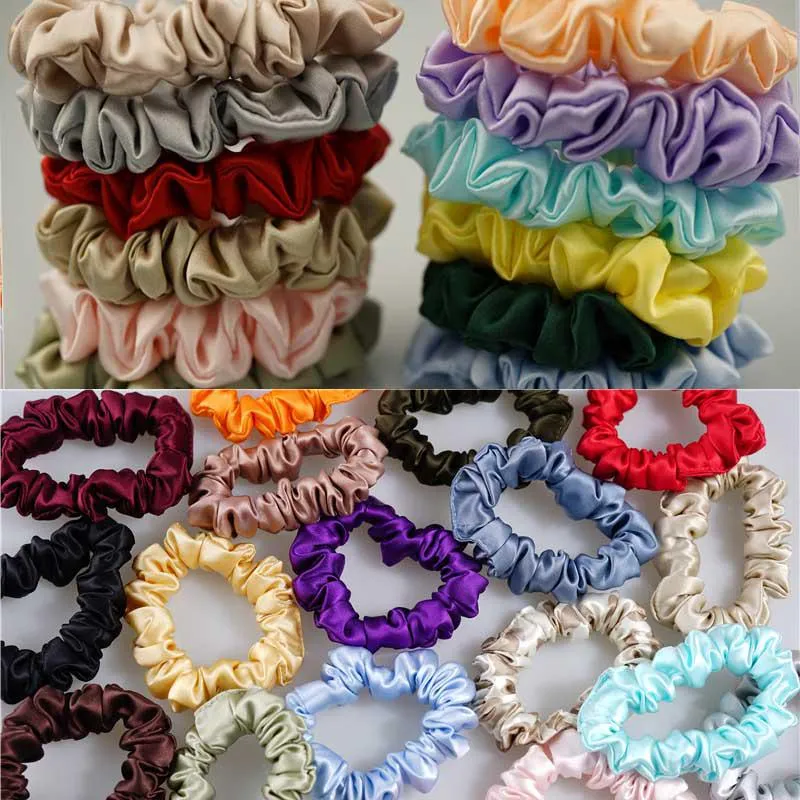 Classic Silk Scrunchies - custom and wholesale