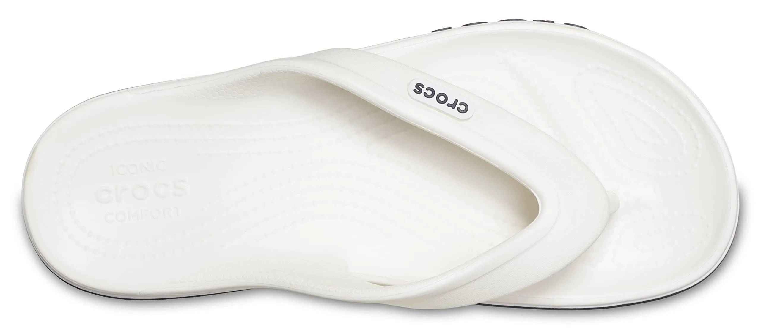 Crocs Bayaband Flip Flop - White/Navy, Size M11/W13