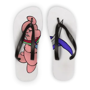 Curswordsman Adult Flip Flops