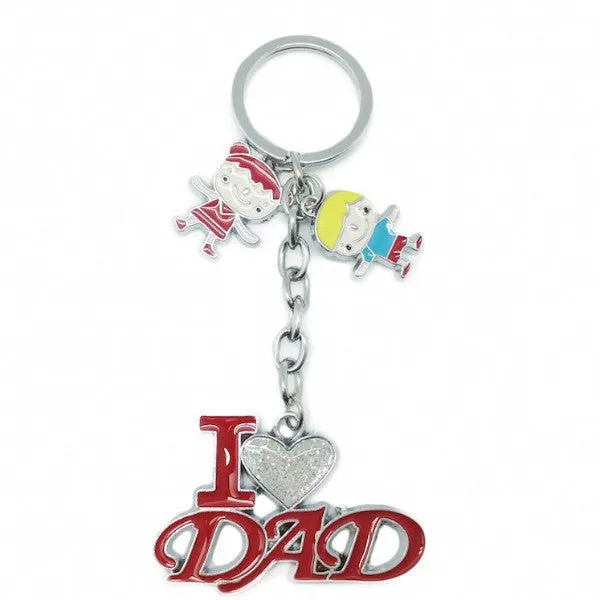 Dad Gift Key Chain: "I Love Dad"