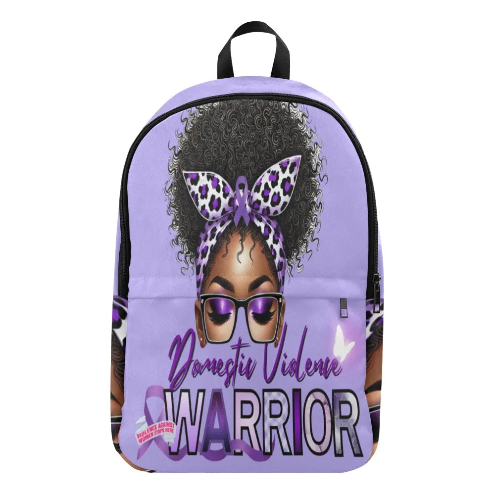 Domestic Violence Warrior Backpack-Light Purple