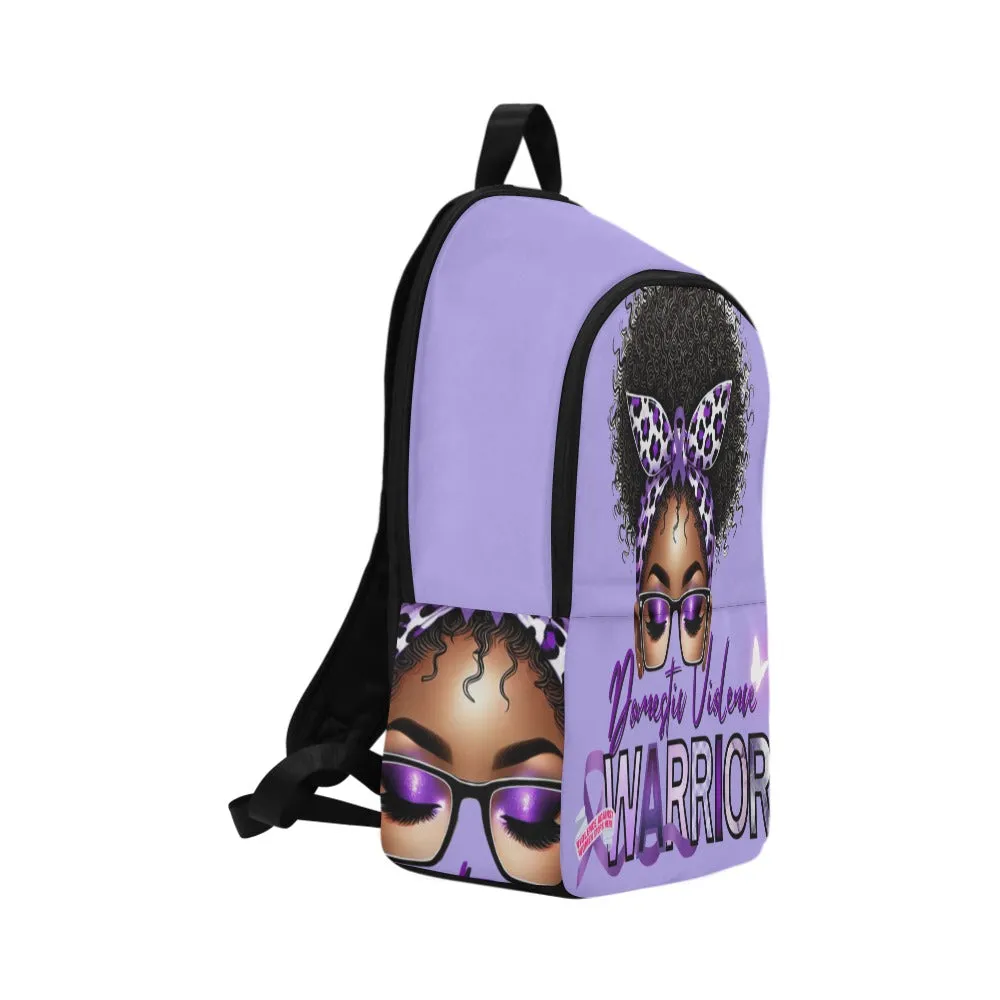 Domestic Violence Warrior Backpack-Light Purple