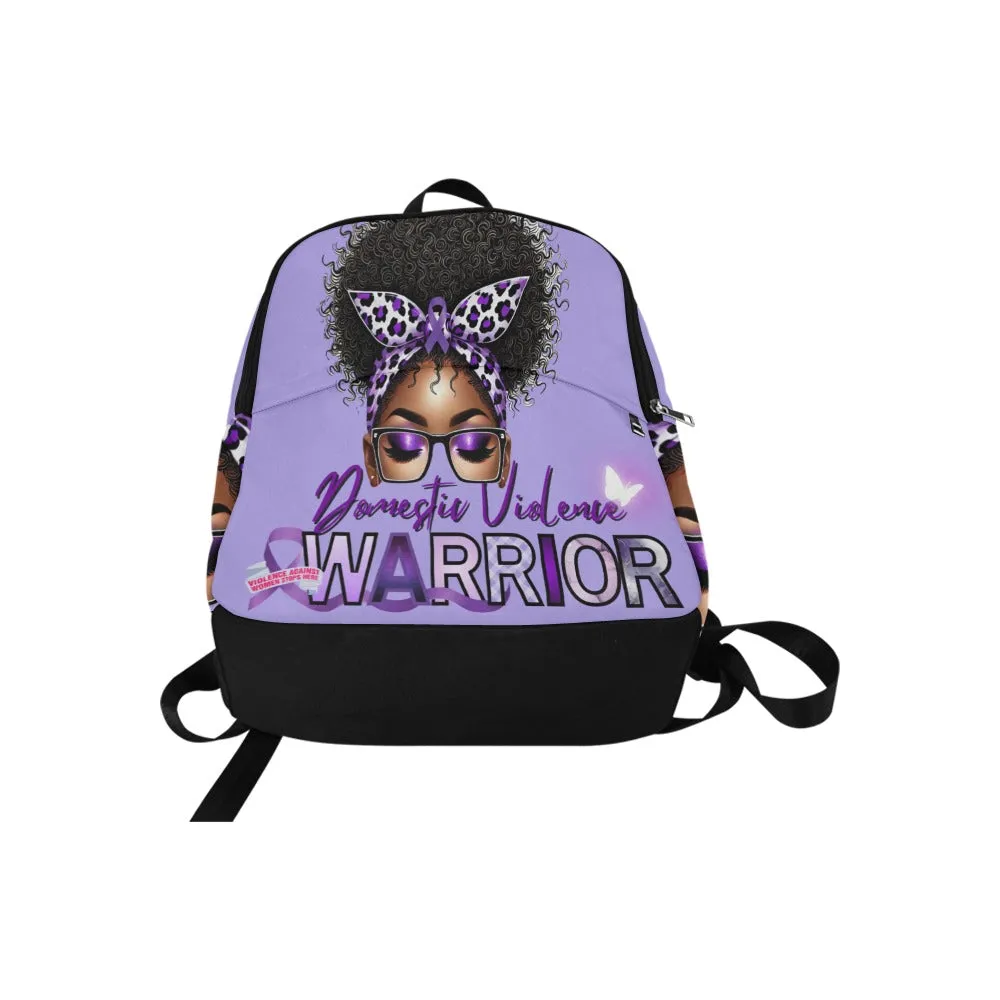 Domestic Violence Warrior Backpack-Light Purple