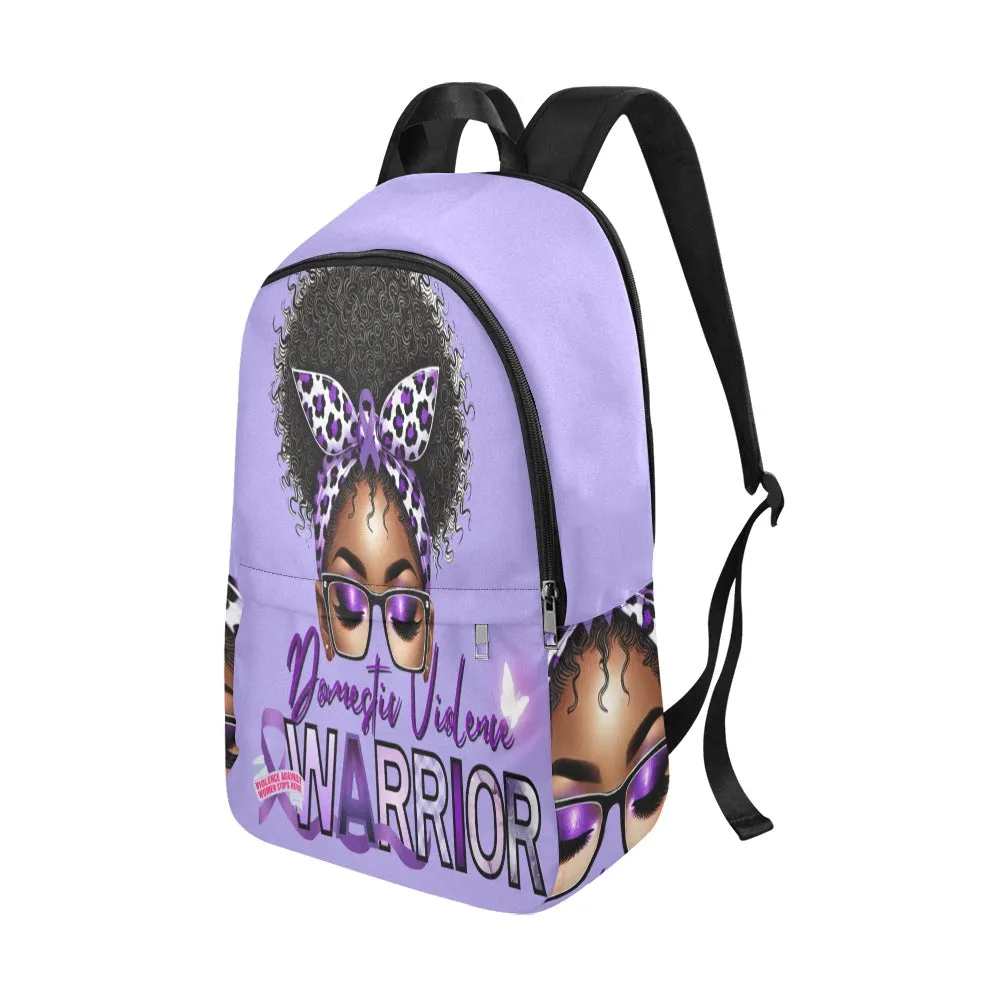 Domestic Violence Warrior Backpack-Light Purple