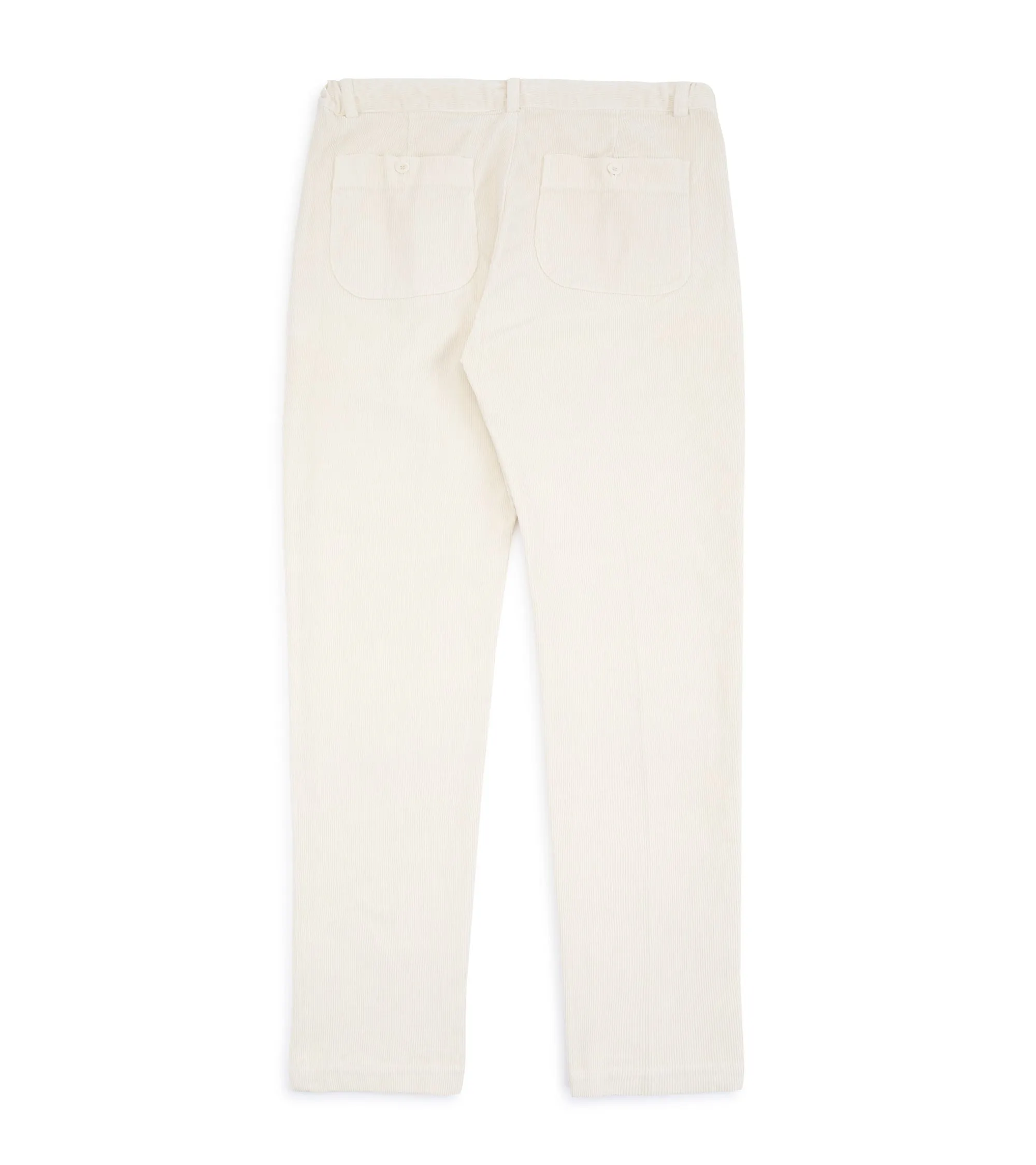 East Harbour Surplus Oxnard Washed Corduroy Easy Trousers: Off White