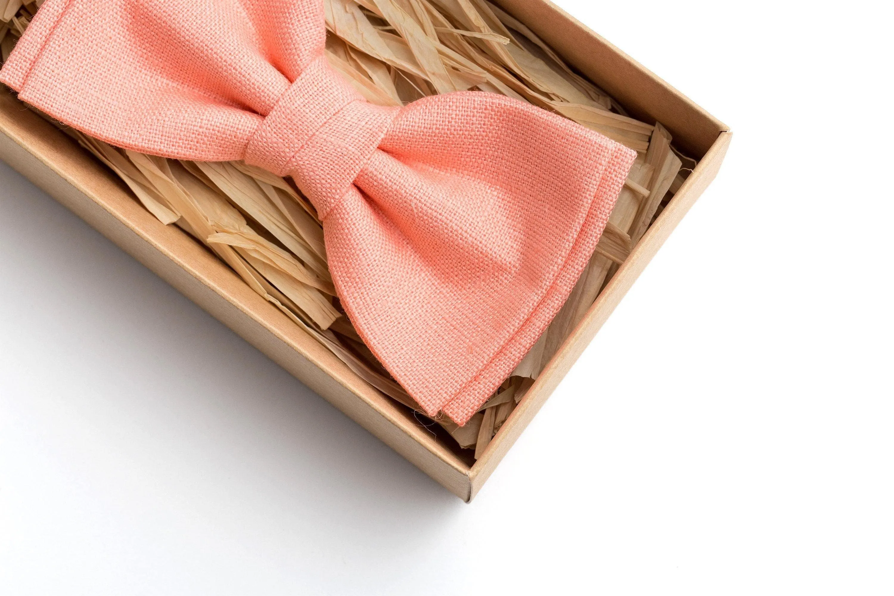 Elegant Salmon Ties for Weddings and Special Occasions