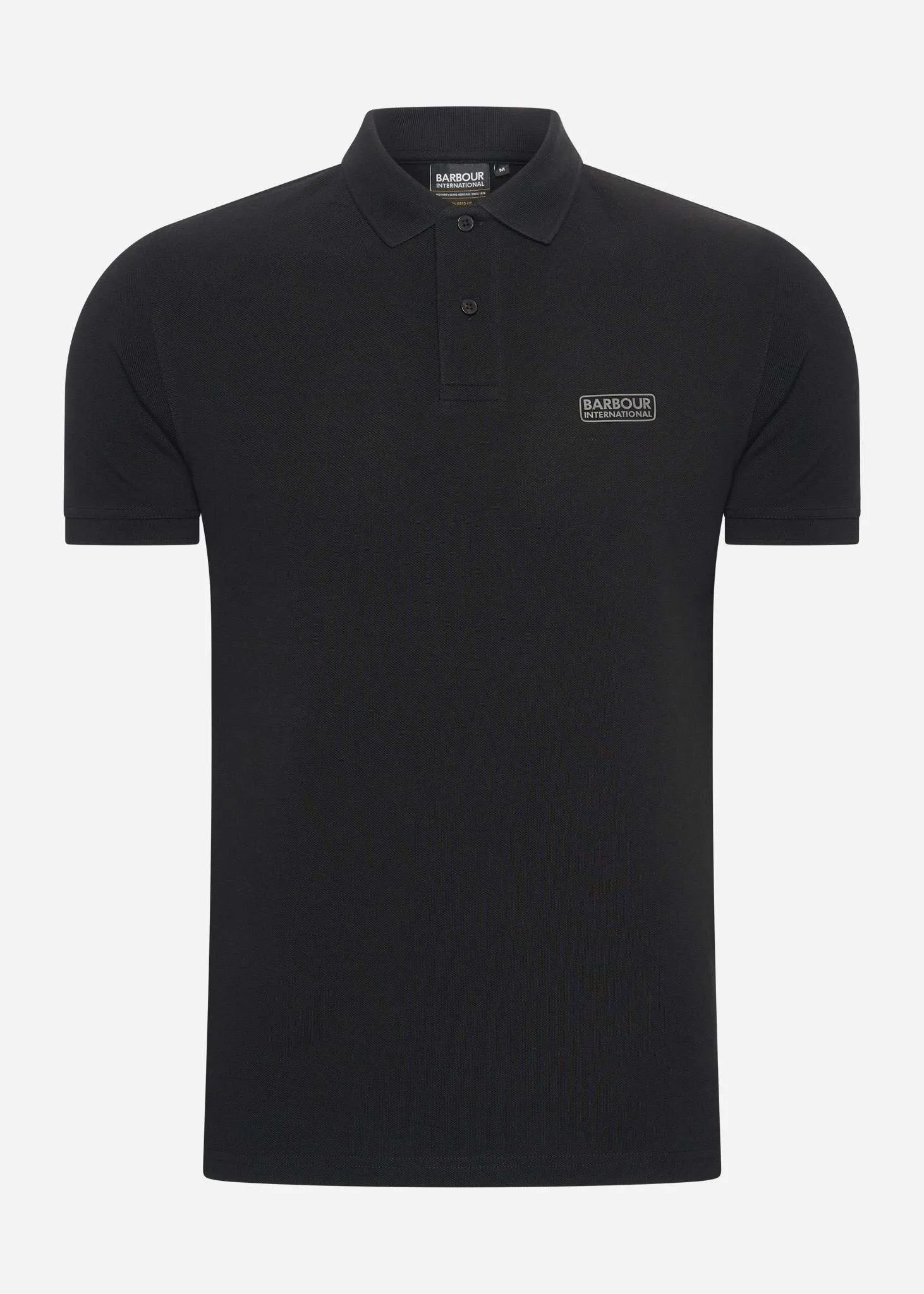 Essential polo shirt - black pewter