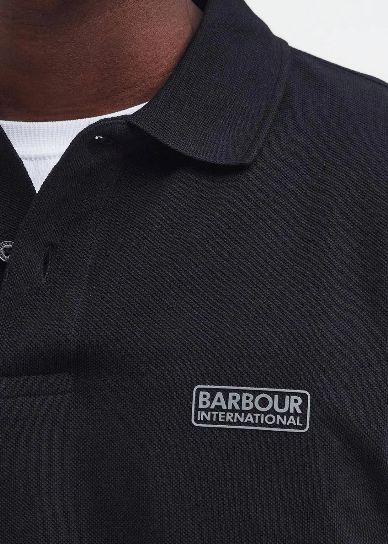 Essential polo shirt - black pewter