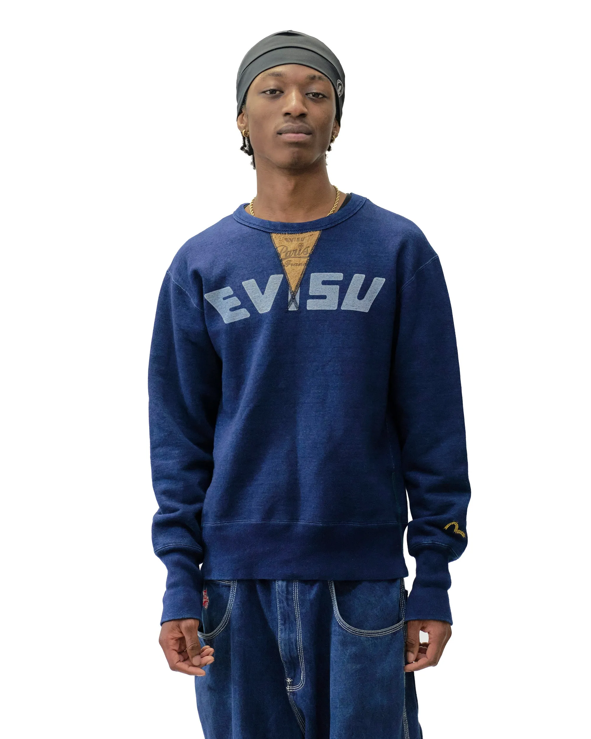 Evisu Paris Dark Blue Sweatshirt