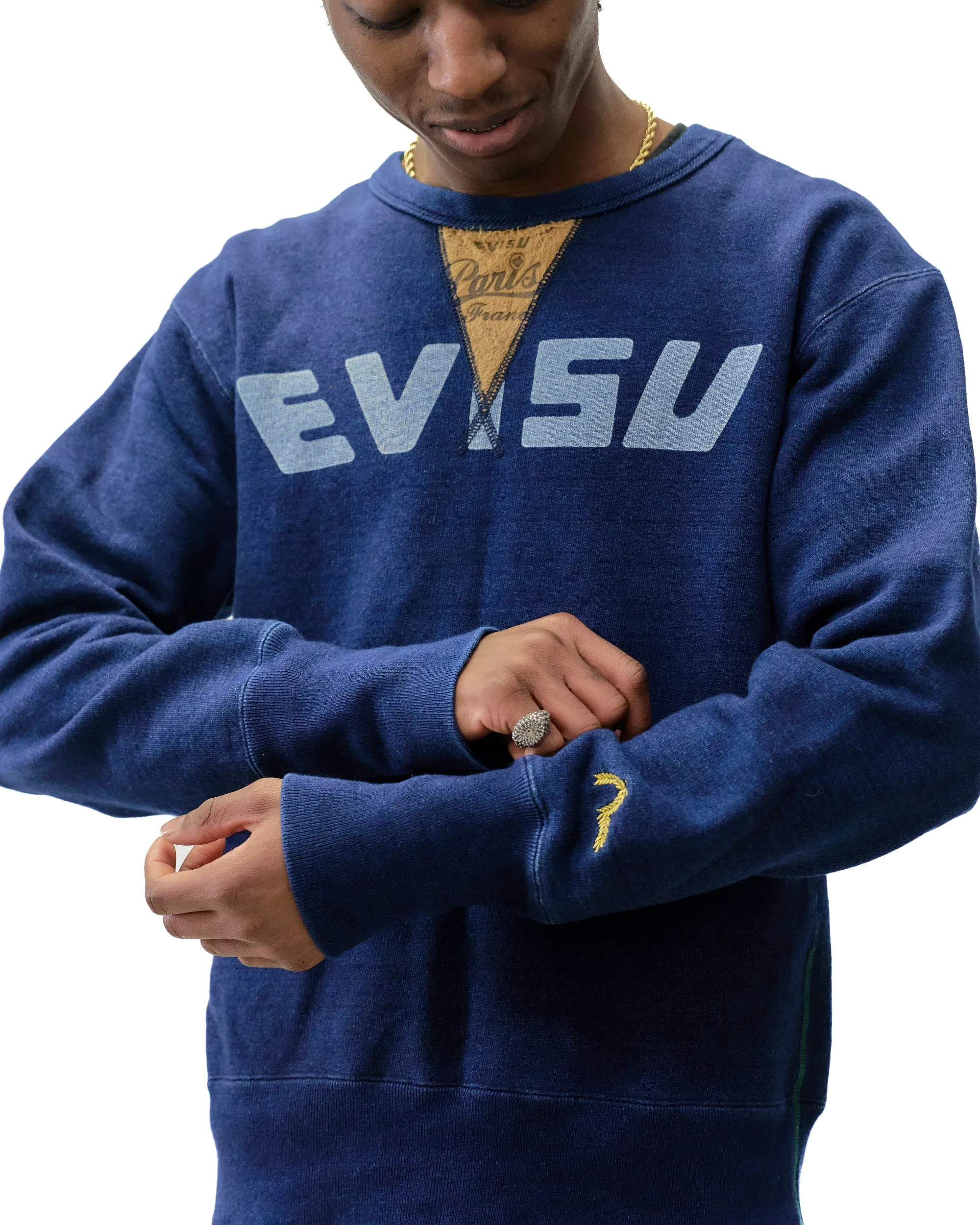 Evisu Paris Dark Blue Sweatshirt