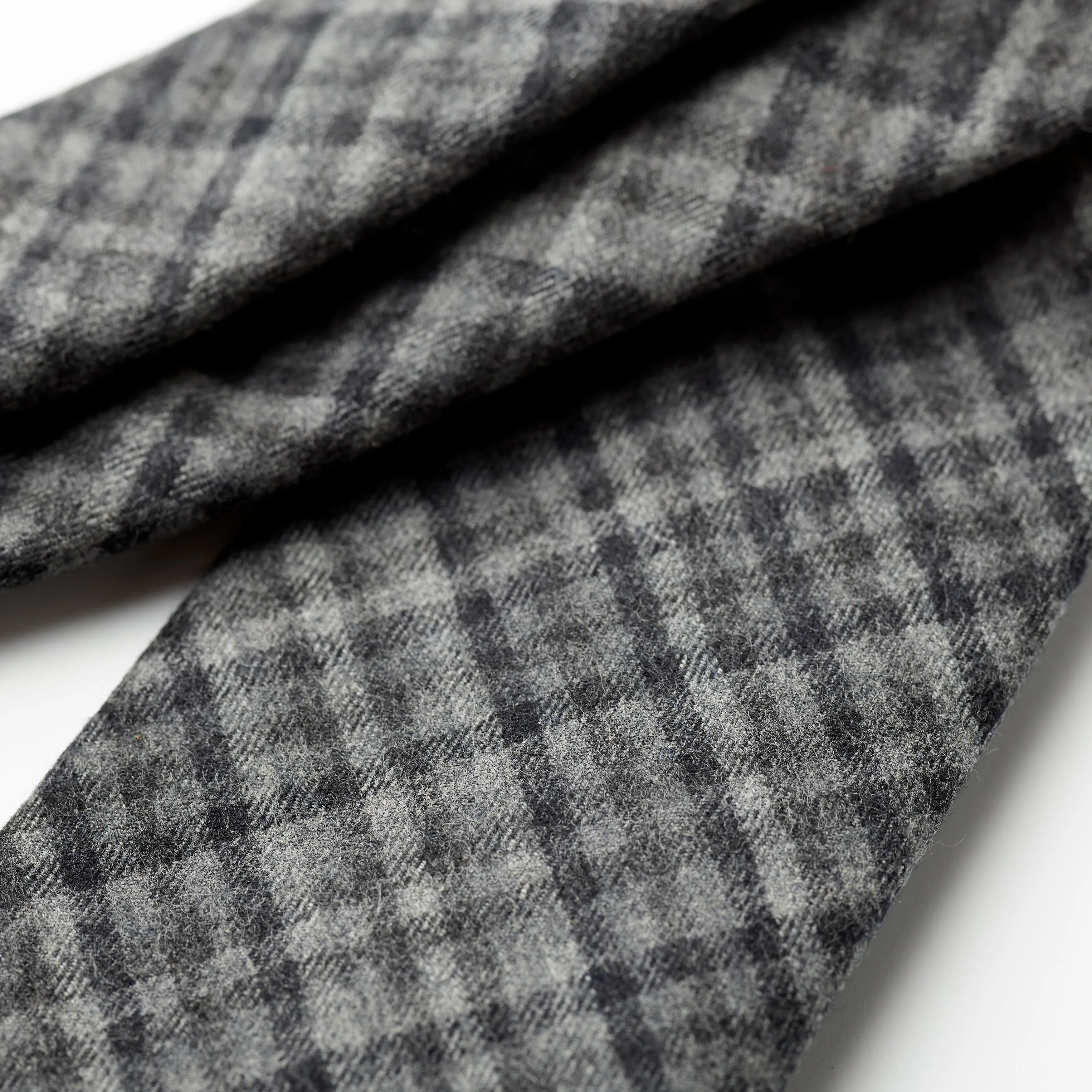 Fox 4 Fold Grey Check Anniversary Edition Tie