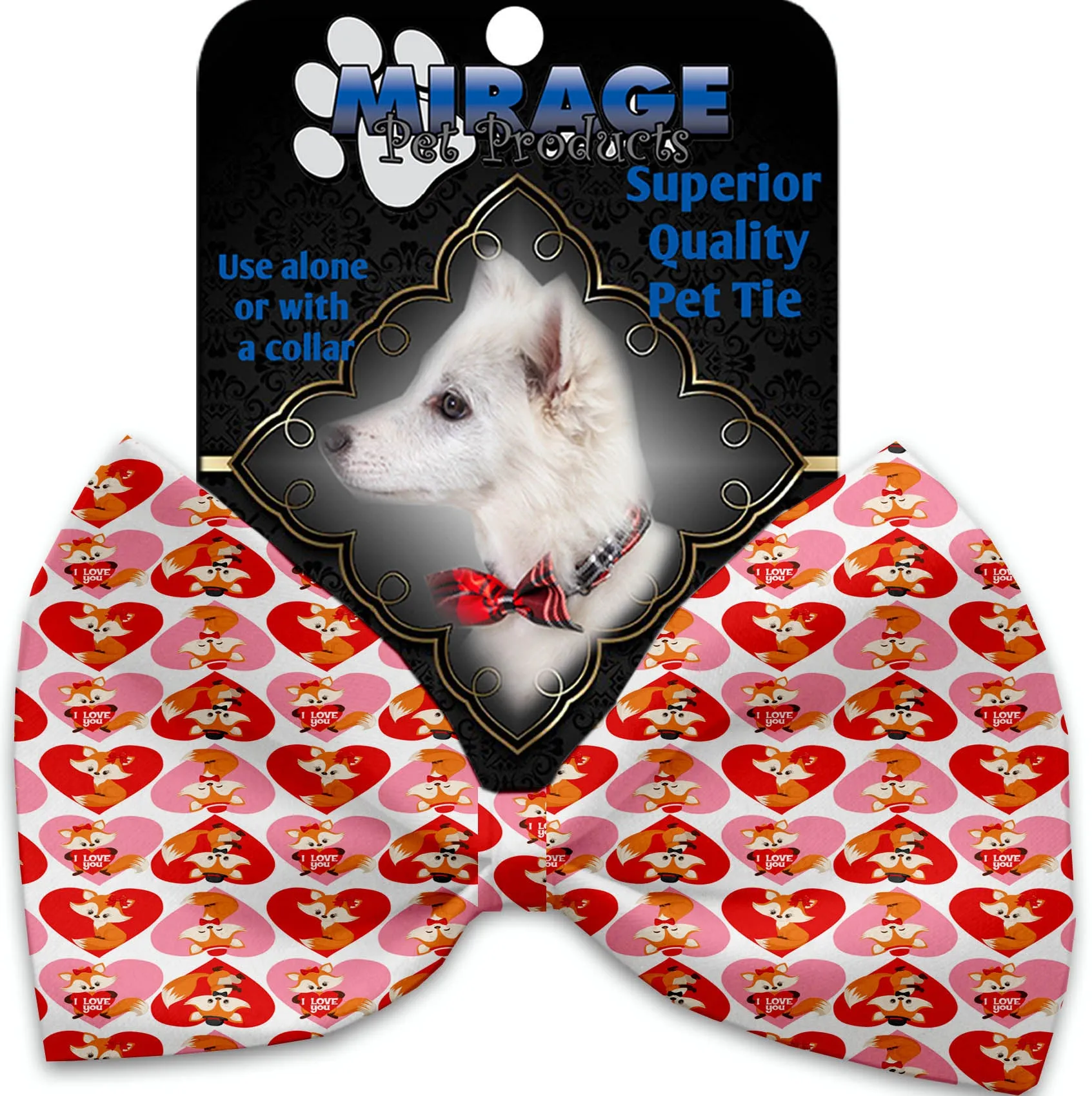 Foxy Love Pet Bow Tie