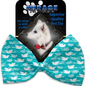 Hope And Peace Pet Bow Tie Collar Accessory With Velcro