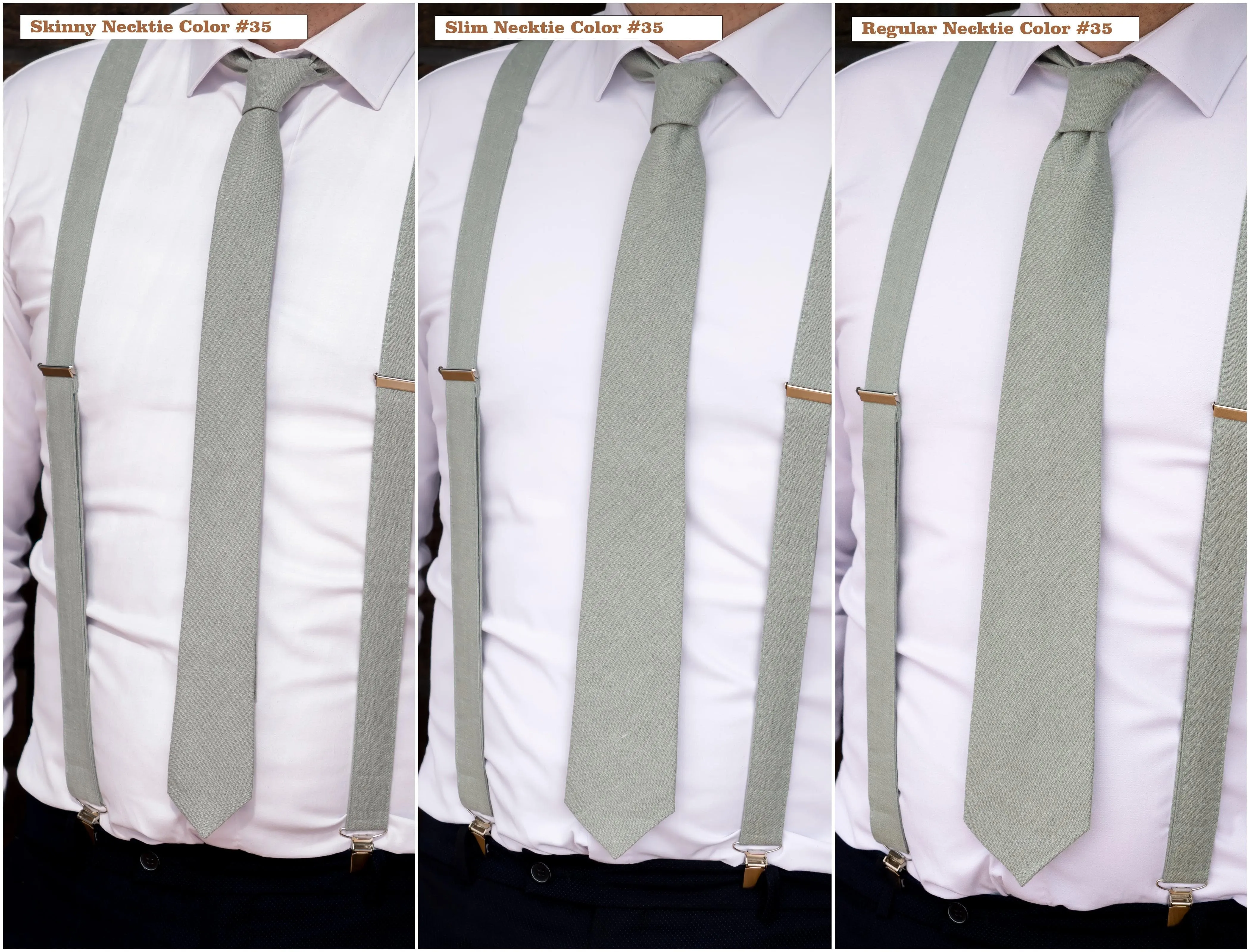 Ivory Linen Pre-Tied Bow Ties & Men's Ties for Groomsmen - Elevate Your Wedding Attire