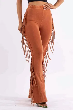 K Too - Fringe detailed pants