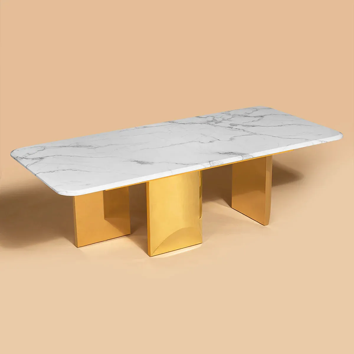 Kaleidoscope Keynote Centre Table For Living Room (Stainless Steel)