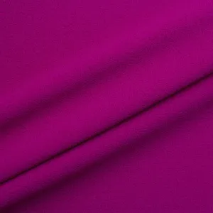 Magenta Pink Microfibre Double Twist Crêpe