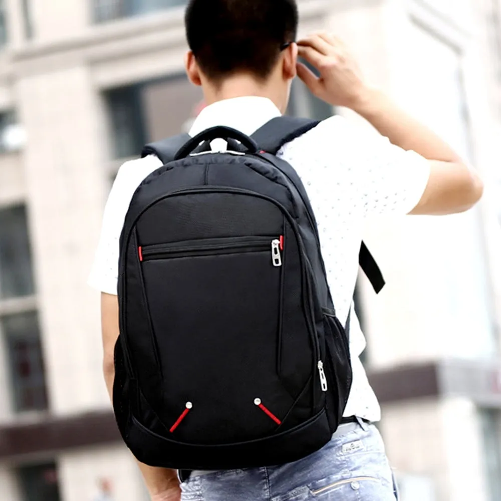 Men's Backpack Casual Solid Color Multi-functional