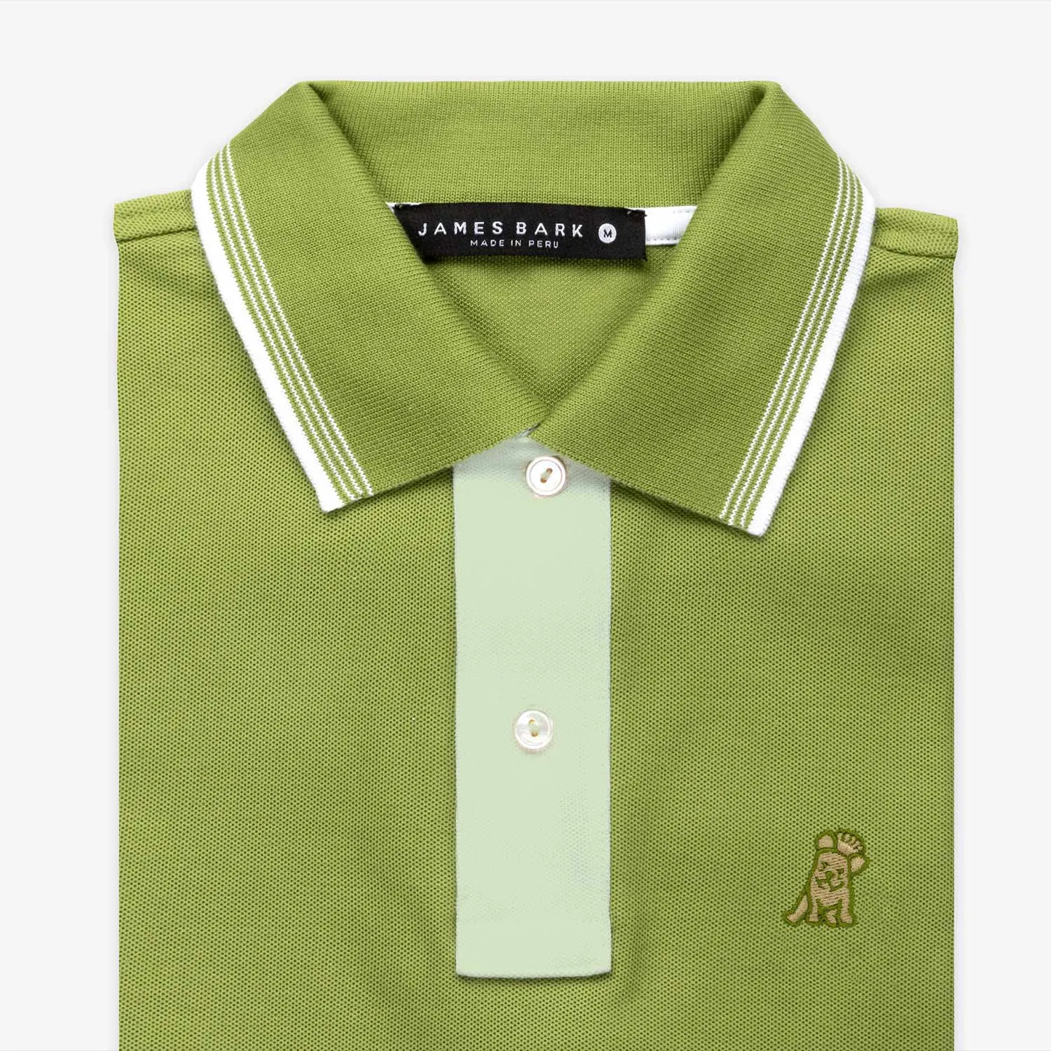 Men's Contrast Placket Polo Shirt