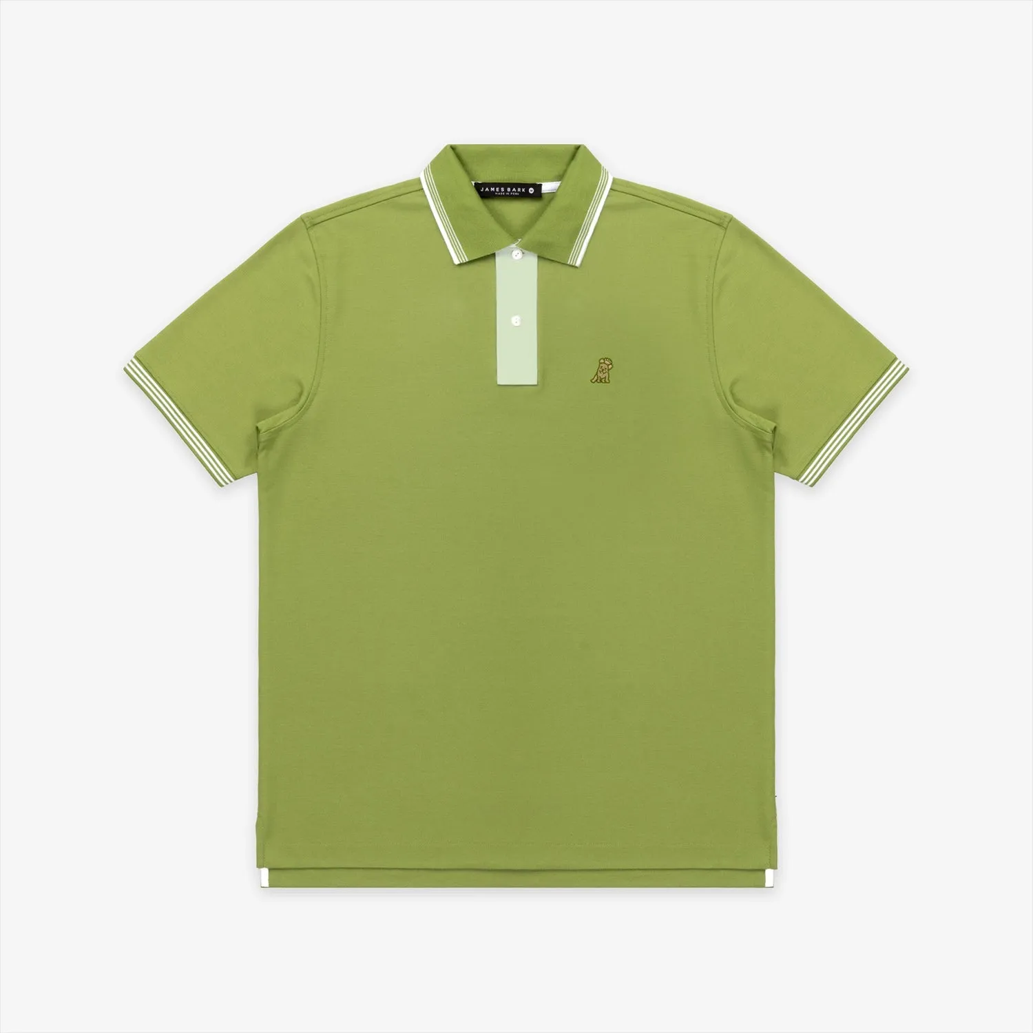 Men's Contrast Placket Polo Shirt