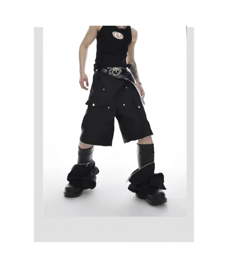 Men's Trendy Detachable Baggy Cargo Shorts Pants