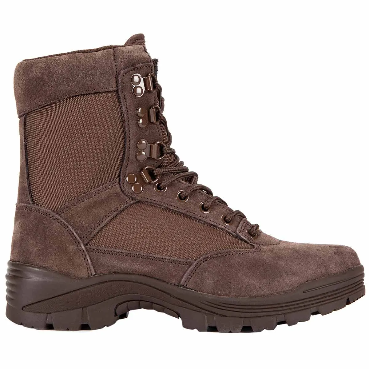 Mil-Tec Tactical Side Zip Boots Brown