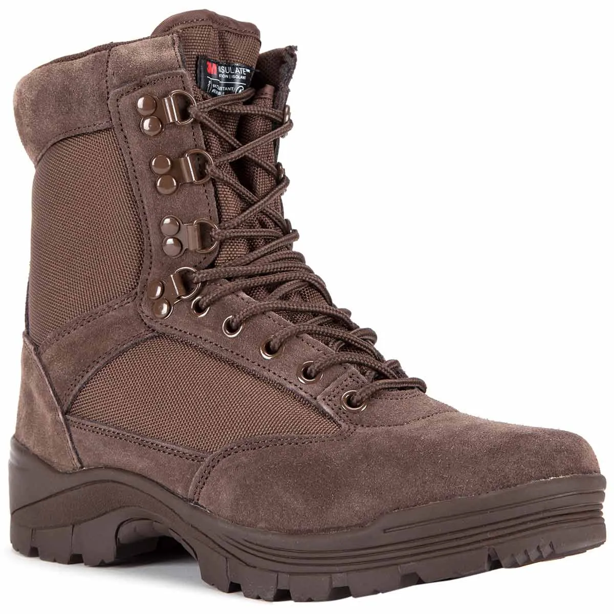 Mil-Tec Tactical Side Zip Boots Brown