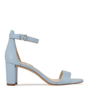 Nine West Pruce Ankle Strap Block Heel Sandals (Size 8.5), Medium Width