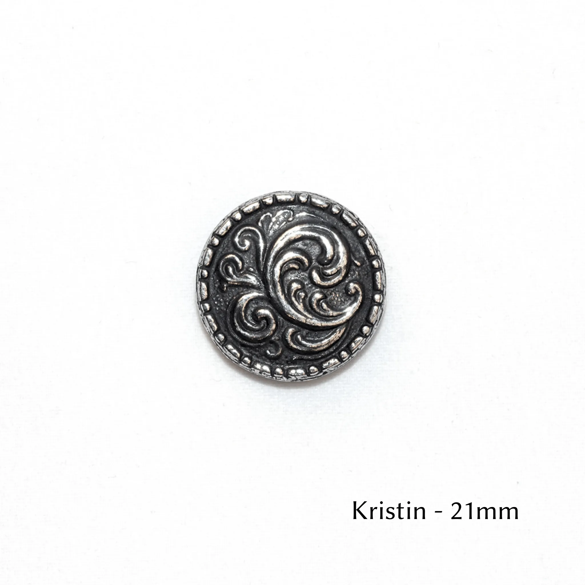 Norwegian Pewter Buttons - Pack of 3