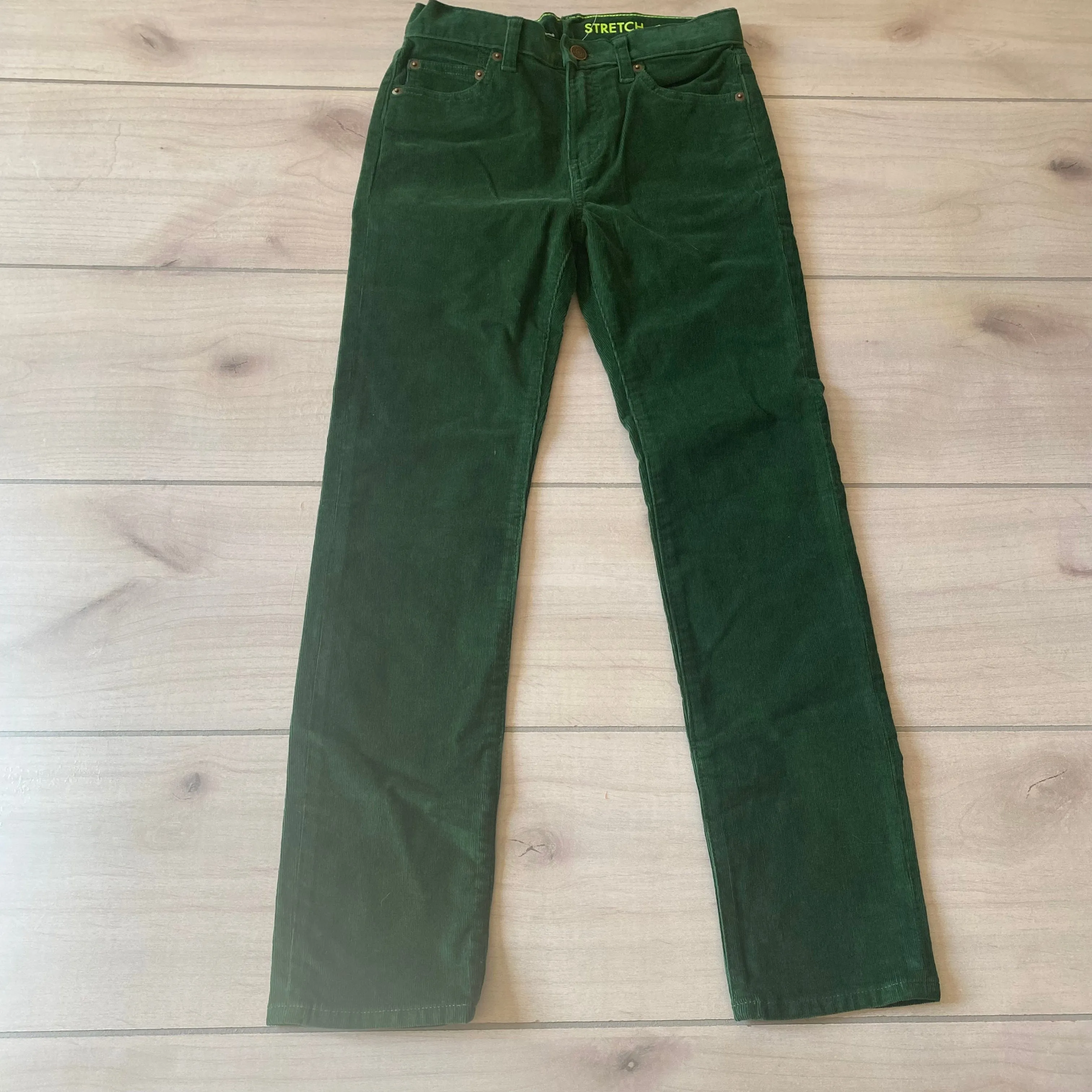 NWT JCrew Green Corduroy Pants