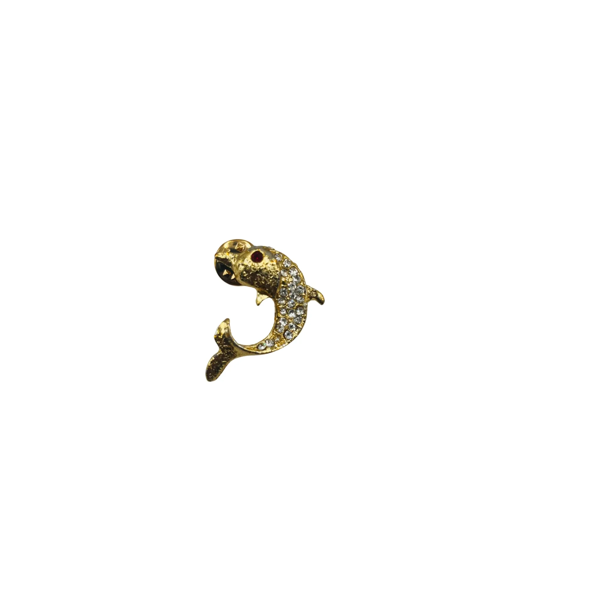 PAKISTAN BRAND LAPEL PIN FOR COAT - GOLDEN DOLPHIN