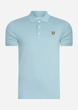 Plain polo shirt - away blue