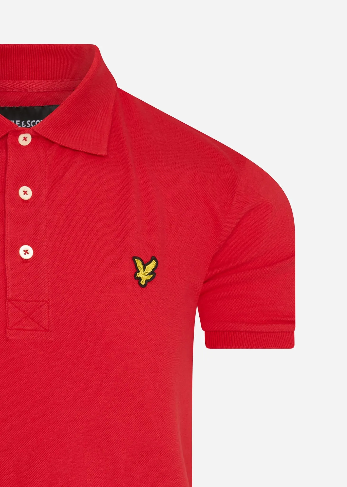 Plain polo shirt - gala red