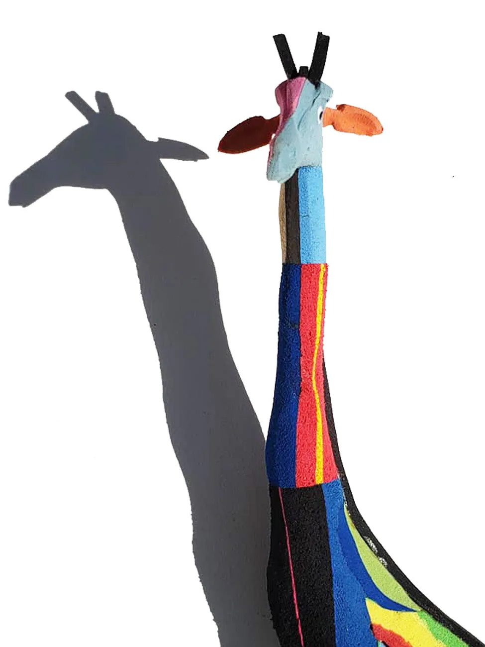 Recycled Rubber Giraffe Large