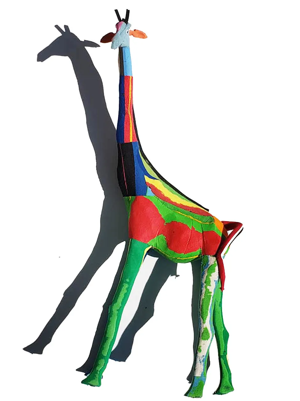 Recycled Rubber Giraffe Large