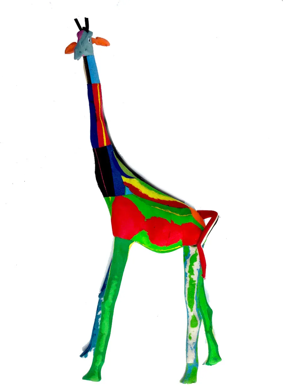 Recycled Rubber Giraffe Large