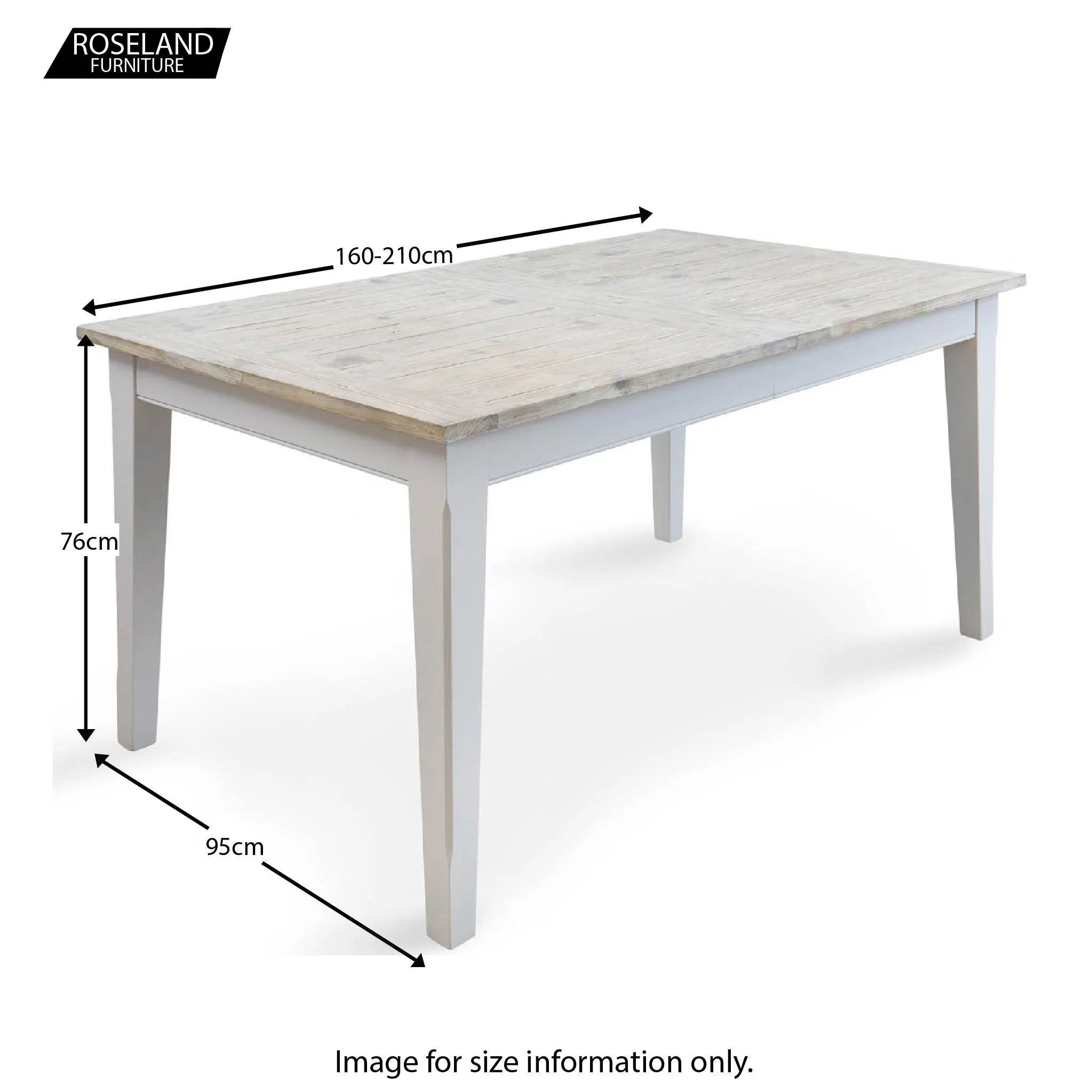 Signature Grey 160-210 cm Extending Dining Table