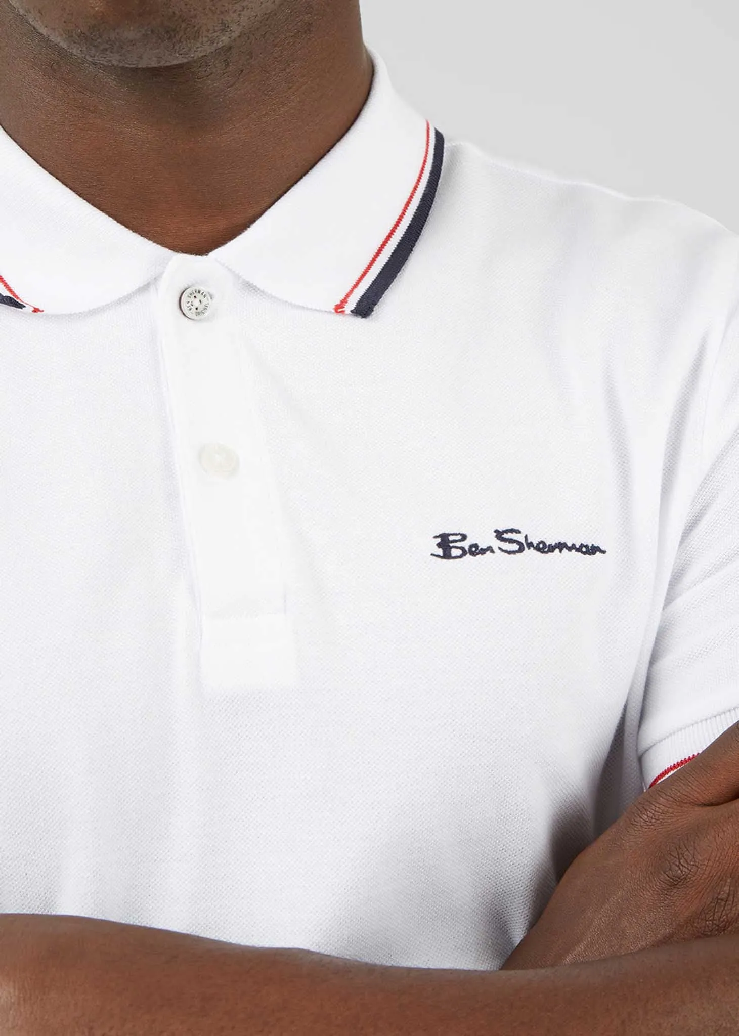 Signature polo - white