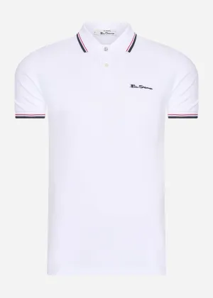 Signature polo - white