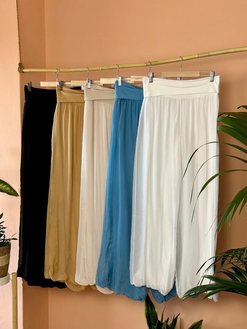 Silk Pants Plain