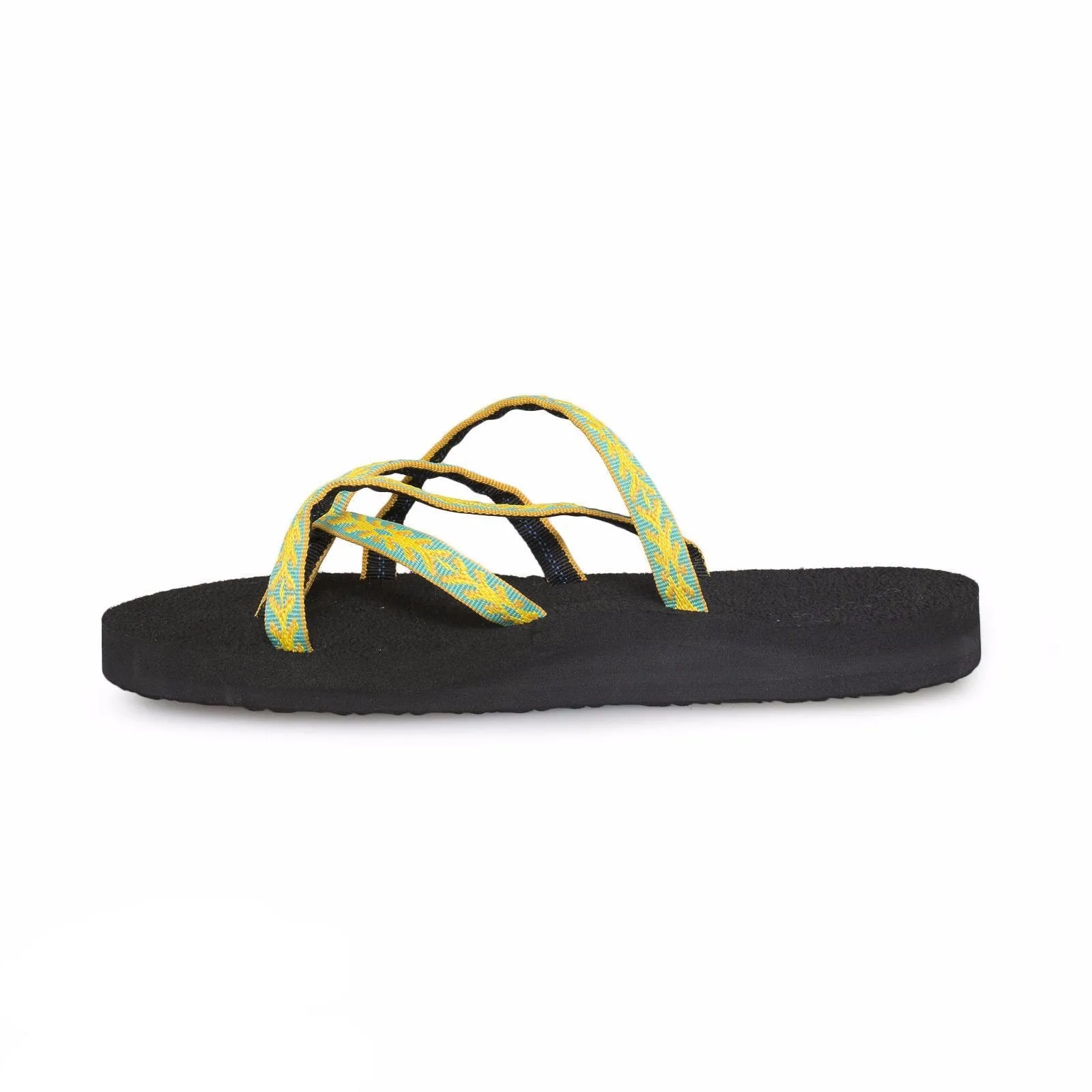 Teva Olowahu Green / Yellow Flop Flops