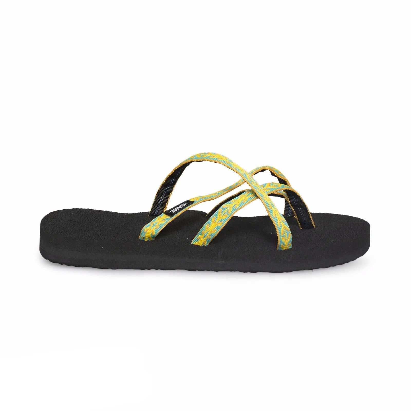 Teva Olowahu Green / Yellow Flop Flops